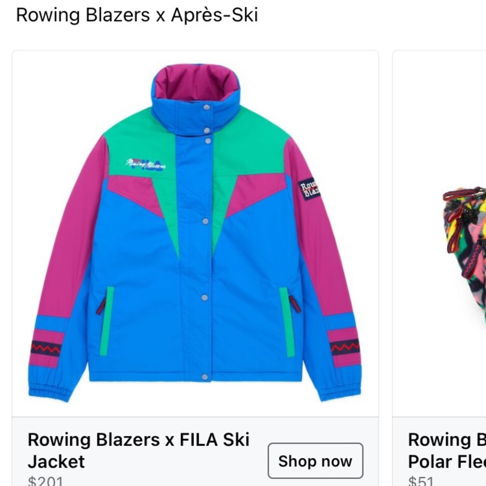 Fila Rowing Blazers unisex ski jacket